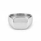 Silver Square Signet Ring - VIRAGE London