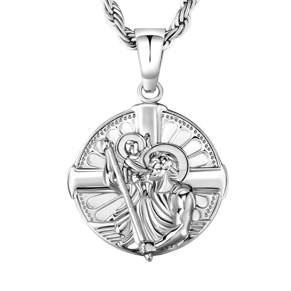 Silver St Christopher Pendant Limited Edition - VIRAGE London
