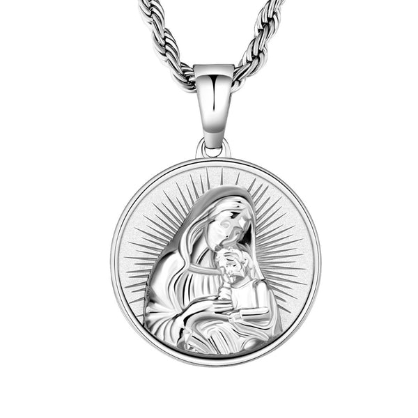 Silver St Mary Pendant - VIRAGE London