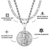 Silver St Michael X Figaro Set - USPs - VIRAGE London, 5901