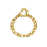 Statement Heart Chain Bracelet Gold - VIRAGE London