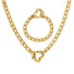 Gold Statement Heart Chain Set - VIRAGE London