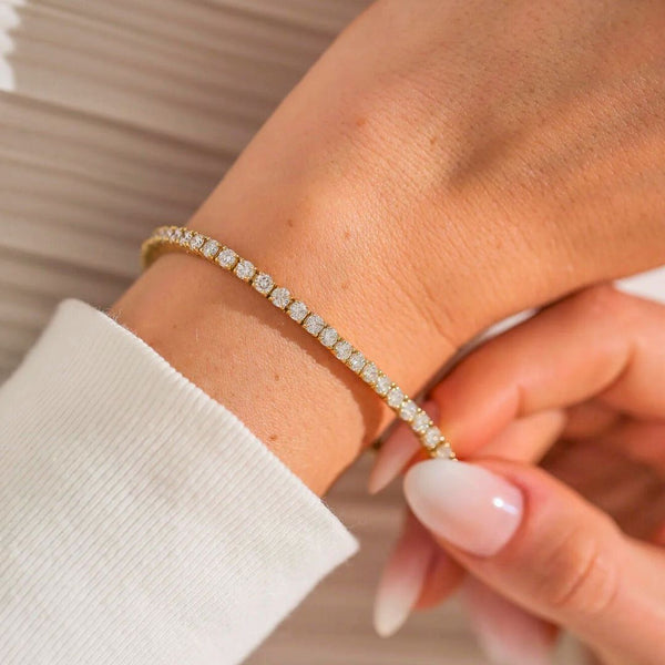 Gold Tennis Bracelet - VIRAGE London