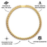 Tennis Bracelet Gold 3mm - USPs - VIRAGE London, 10060002010307