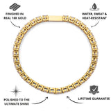Tennis Bracelet Gold 5mm - USPs -VIRAGE London, 10060002010507