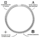 Tennis Bracelet Silver 3mm - USPs - VIRAGE London, 10060002030307
