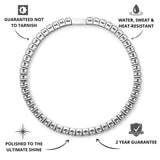 Tennis Bracelet Silver 3mm - USPs - VIRAGE London, 10060002030307
