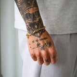 Gold Wheat Bracelet 5mm - VIRAGE London, 40330001010507