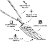Silver Wing Pendant - USPs - VIRAGE London