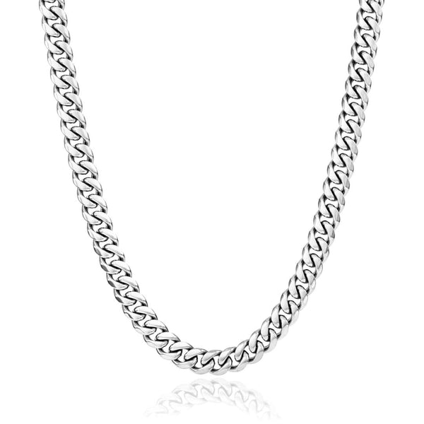 Cuban Chain Silver 8mm - VIRAGE London, 10010001020818