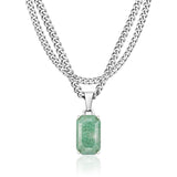 Silver Aventurine x Cuban Set - VIRAGE London