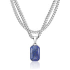 Silver Lapis x Cuban Set - VIRAGE London