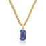 Gold Lapis Pendant - VIRAGE London