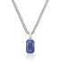 Silver Lapis Pendant - VIRAGE London
