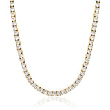 Iced Tennis Chain Gold 3mm - VIRAGE London, 10060002010418