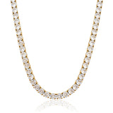 Iced Tennis Chain Gold 5mm - VIRAGE London, 10060002010518