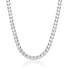 Iced Tennis Chain White Gold 5mm - VIRAGE London, 10060002030518