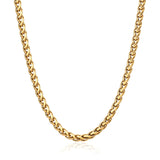 Wheat Chain Gold 3mm - VIRAGE London, 10330001010318