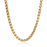 Wheat Chain Gold 5mm - VIRAGE London, 10030001010518