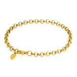 Gold Belcher Bracelet 5mm - VIRAGE London, 40100001010507