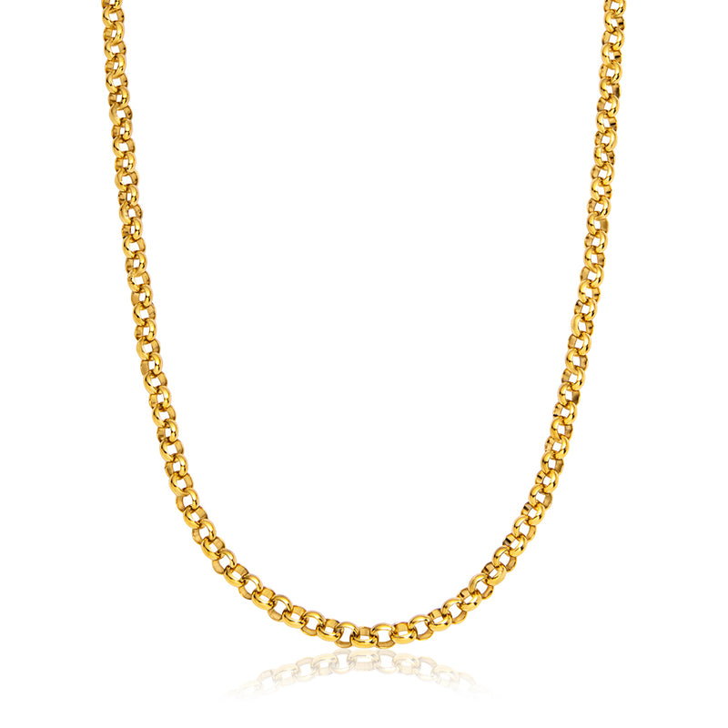 Belcher Chain Gold 5mm - VIRAGE London