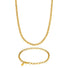 Gold Belcher Chain & Bracelet Set 5mm - VIRAGE London, 70100001010525