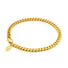 Gold Cuban Bracelet 5mm - VIRAGE London, 40010001010507