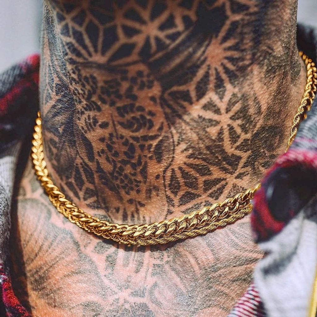 Rope Chain Gold 3mm | Men's Gold Rope Chain | VIRAGE London