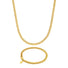 Gold Cuban Chain & Bracelet Set 5mm - VIRAGE London, 70010001010525