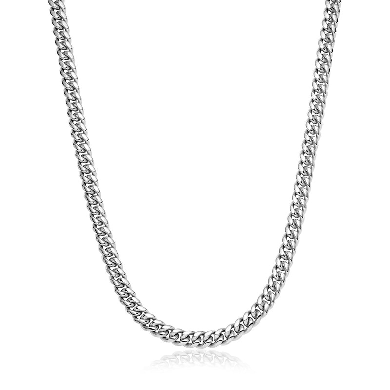 Cuban Chain Silver 8mm - VIRAGE London, 10010001020818