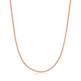 Curb Chain 2mm Rose Gold - VIRAGE London, 10050001070218