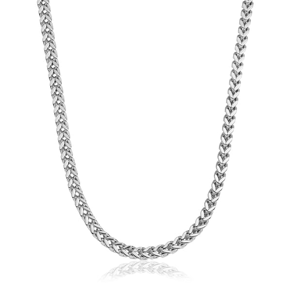 Franco Chain Silver 8mm - VIRAGE London, 10090001020818