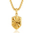 Gold Shield Pendant - VIRAGE London
