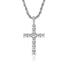 White Gold Iced Cross Pendant - VIRAGE London, 30002002030000