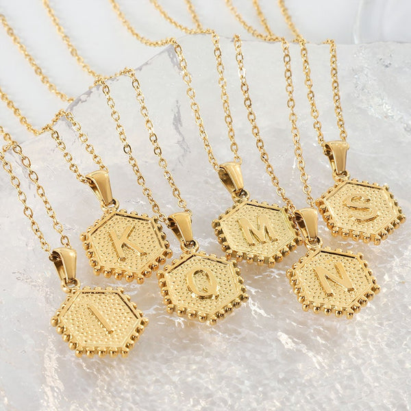 Initial Necklace Gold - VIRAGE London