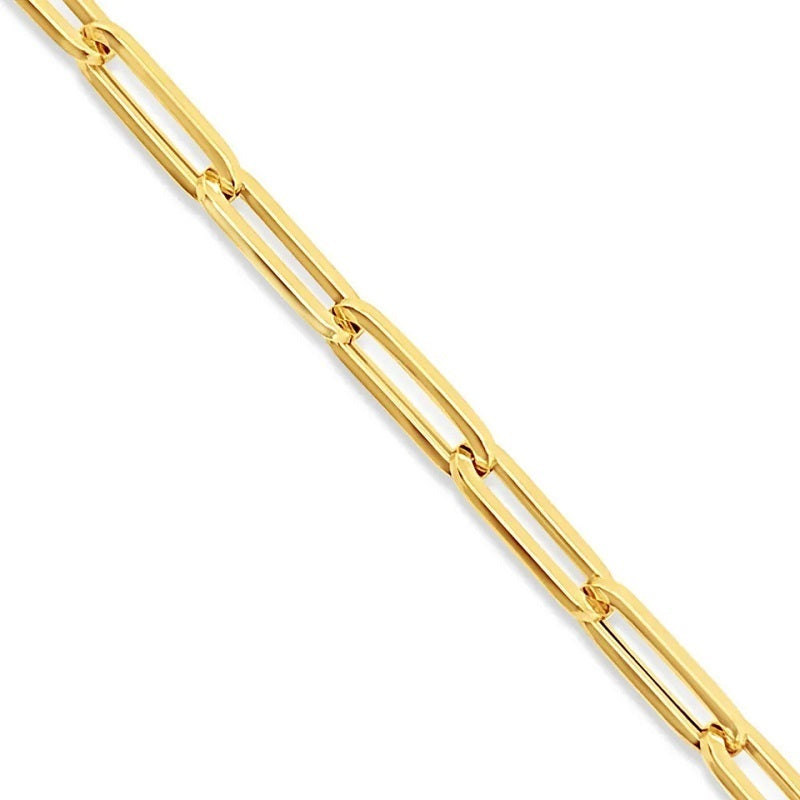 Paperclip Necklace Gold - VIRAGE London