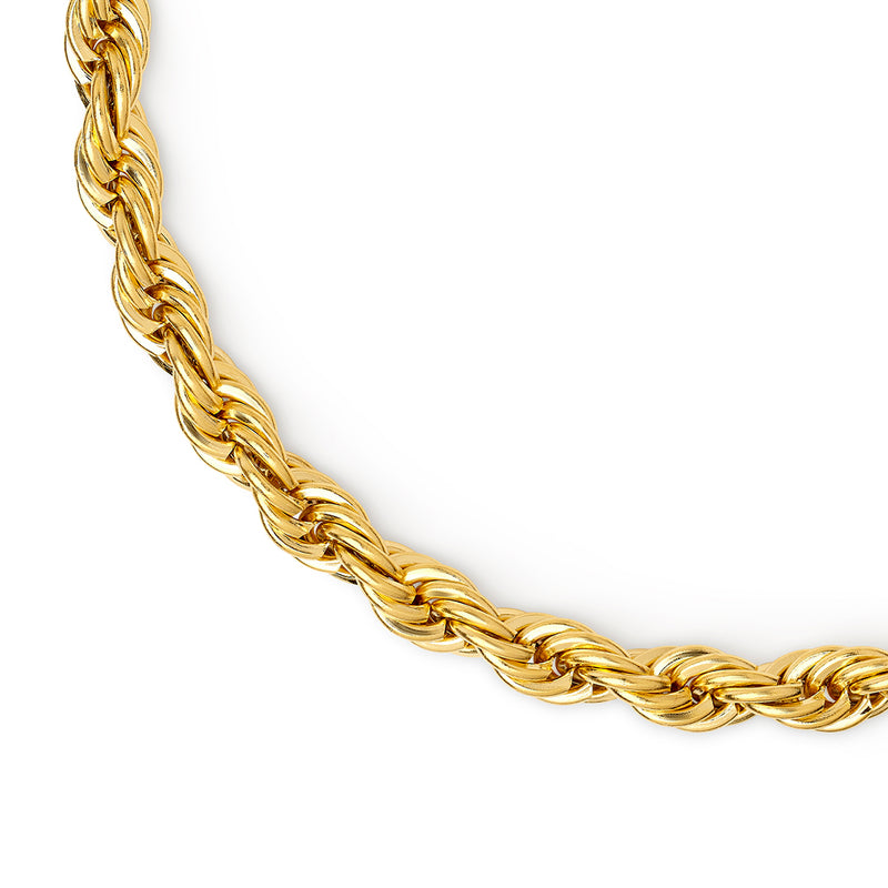 Gold Rope Bracelet 5mm - VIRAGE London, 40100001010507