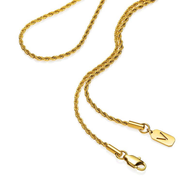 Rope Chain Gold 2mm - VIRAGE London, 10030001010218