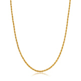 Rope Chain Gold 3mm - VIRAGE London