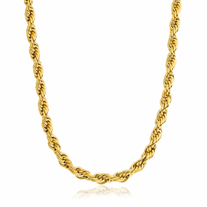 Rope Chain Gold 8mm - VIRAGE London