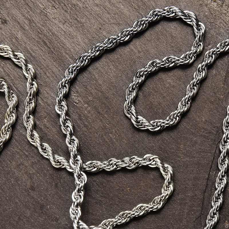 Rope Chain Silver 5mm - VIRAGE London, 10030001020518