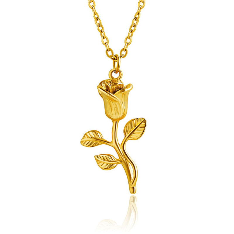 Gold Rose Pendant - VIRAGE London