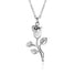 Silver Rose Pendant - VIRAGE London