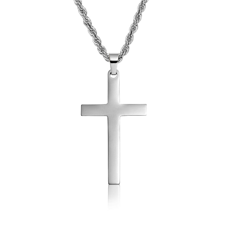 Silver Cross Pendant - VIRAGE London