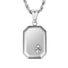 Silver Fleur De Lis Pendant - VIRAGE London