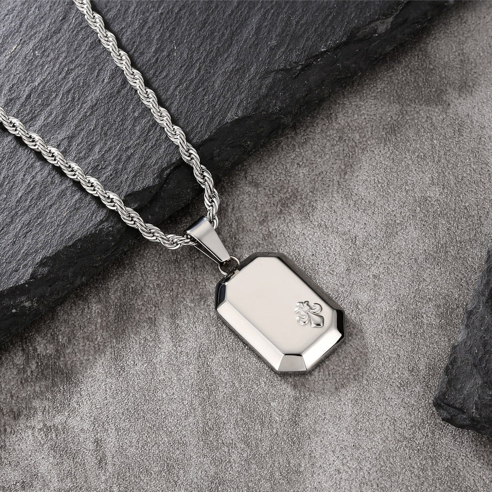 【関税・送料無料】VIRAGE London★Fleur De Lis ネックレス Men's Silver Fleur De Lis Pendant | VIRAGE London