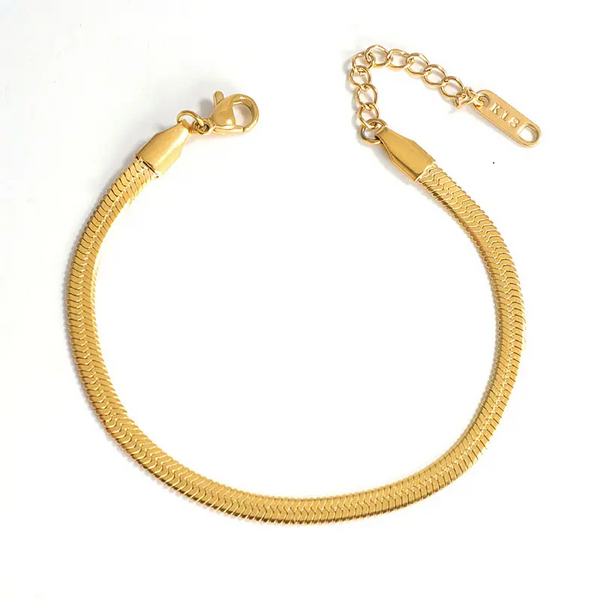 Snake Bracelet Gold - VIRAGE London